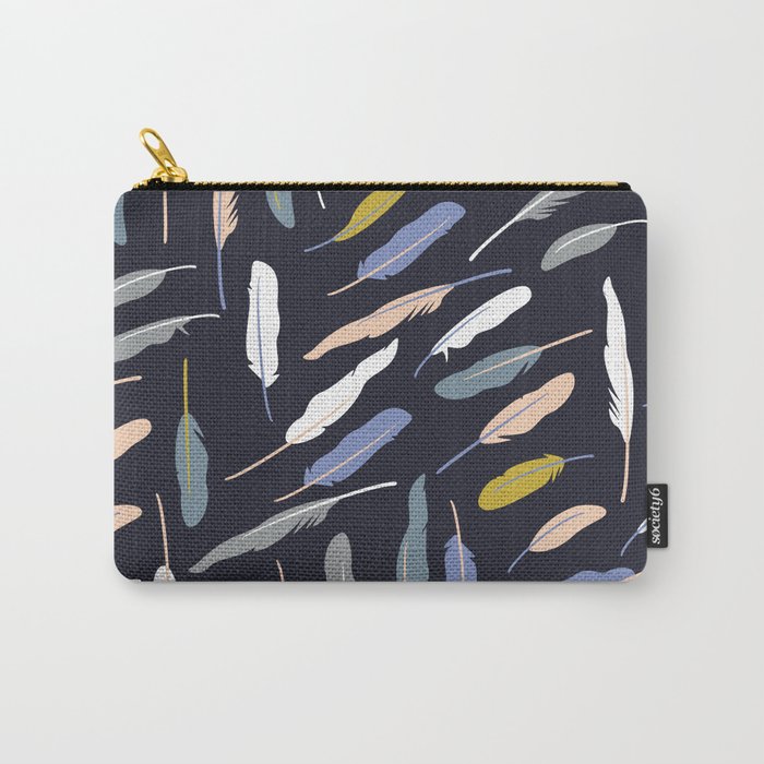 Feathers (Ripe) Carry-All Pouch