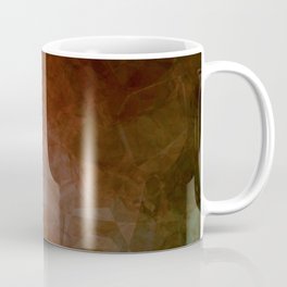 Warm brown polygonal Mug