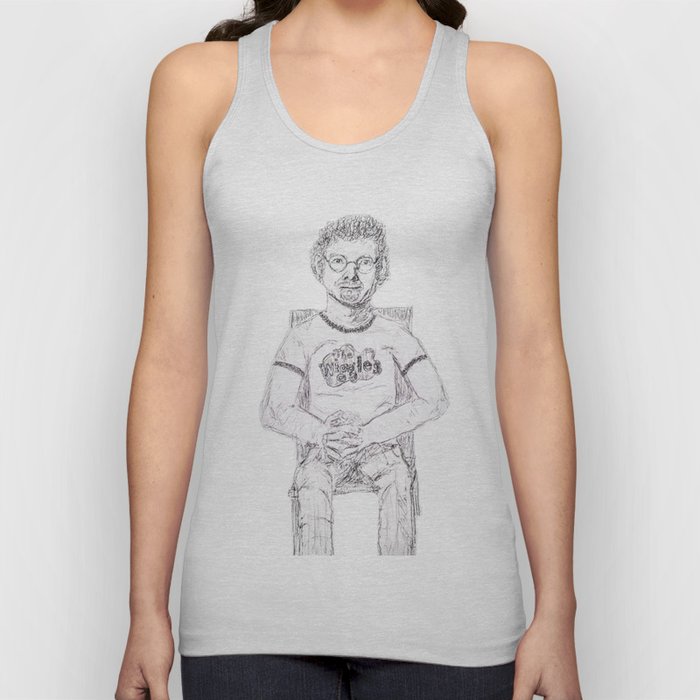 Robert Fripp King Crimson wiggles shirt Tank Top by Hannah S