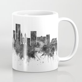 Luxembourg City Skyline BW Coffee Mug