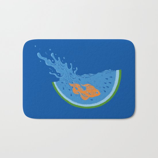 Watermelon Dive Bath Mat