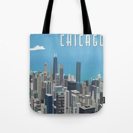 Chicago Cityscape Tote Bag