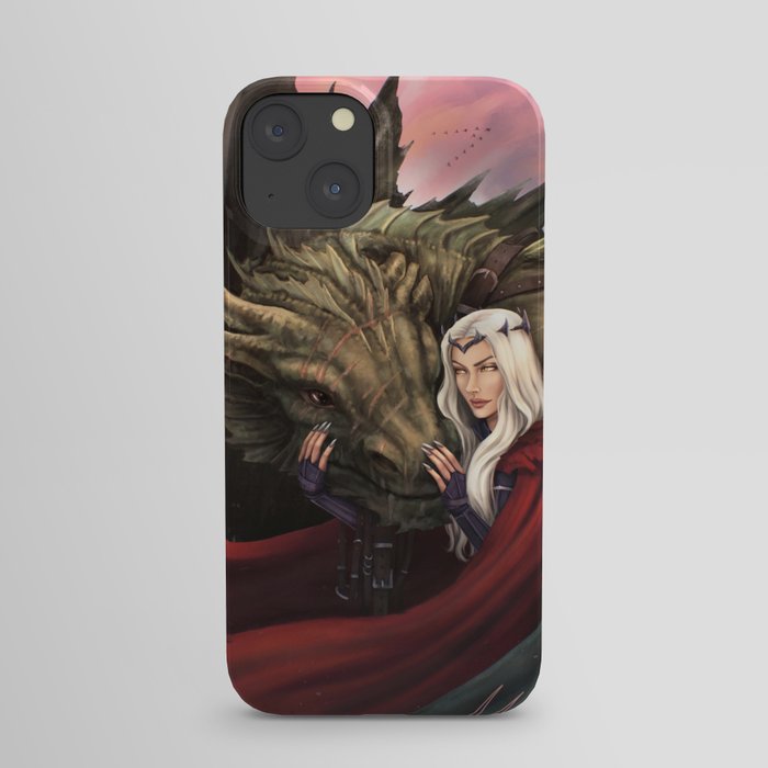 A Wyvern and His Witch iPhone Case