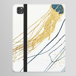 Metallic Jellyfish II iPad Folio Case