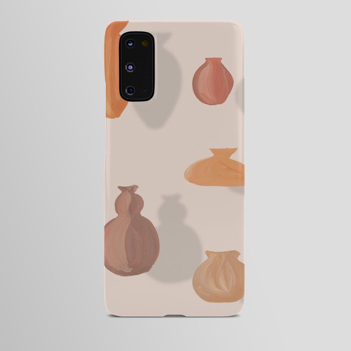 Floating clay vases Android Case