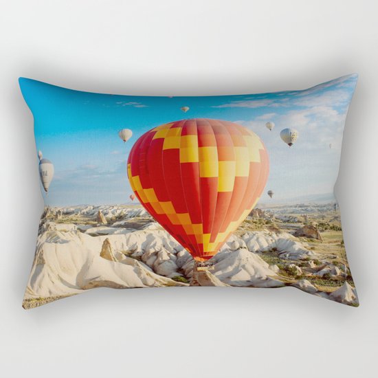 Hot air balloons Rectangular Pillow