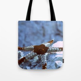 Starfish reaching out tentatively Tote Bag