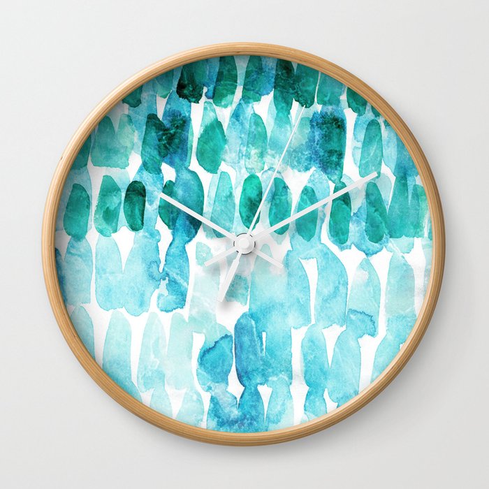 Abstract Ocean Dreams Wall Clock