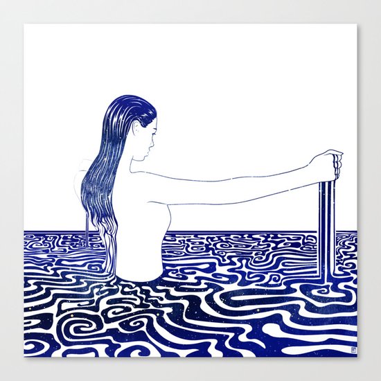 Water Nymph XXVI Canvas Print