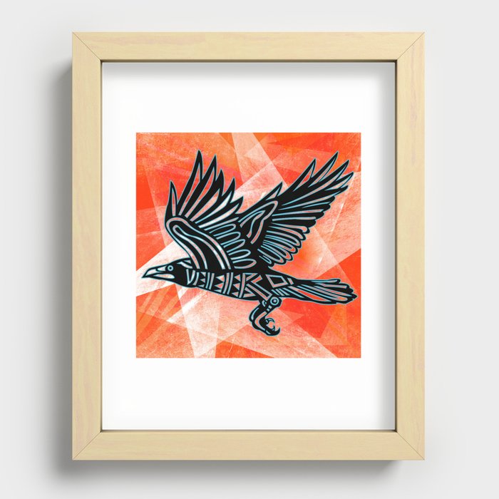The Crow Recessed Framed Print