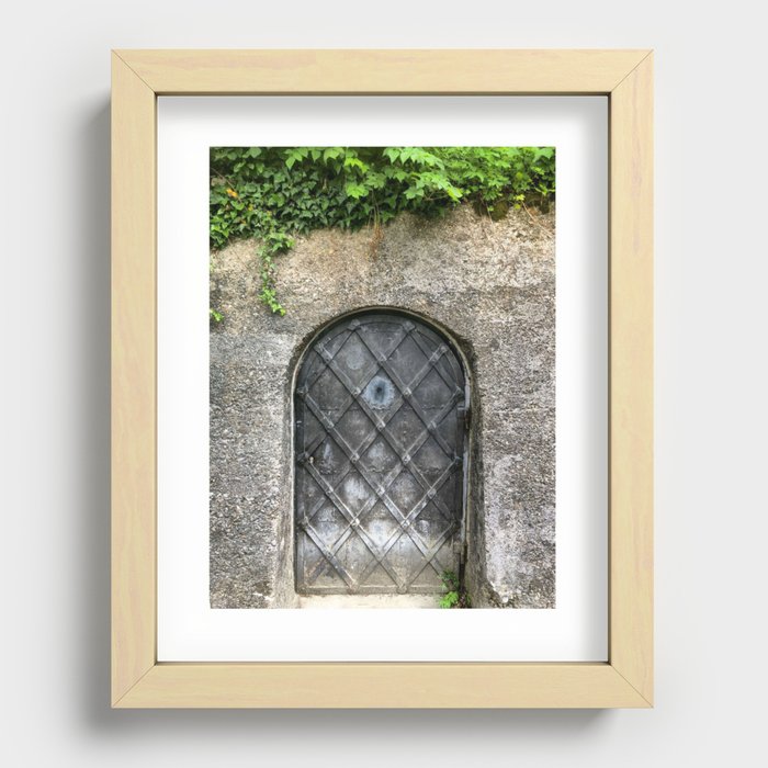 Fortress Door Recessed Framed Print