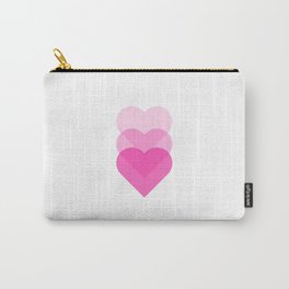 pink hearts Carry-All Pouch | Vlentines, Giftidea, Positive, Heart, Passion, Sweetheart, Love, Relationship, Inspiration, Marriage 