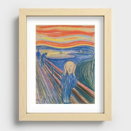 The Scream Edvard Munch Recessed Framed Print