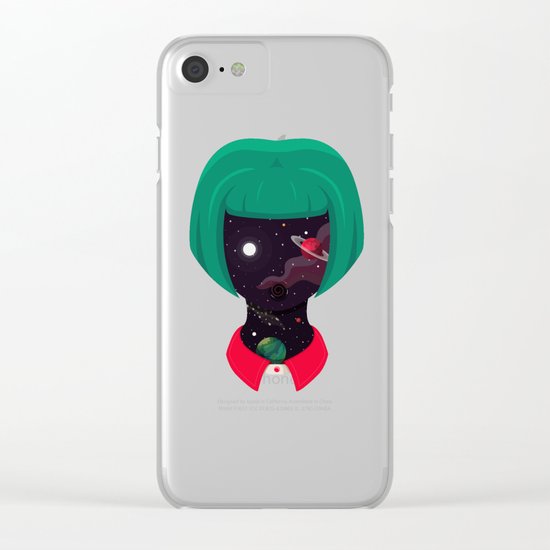 Cosmo Girl Clear iPhone Case