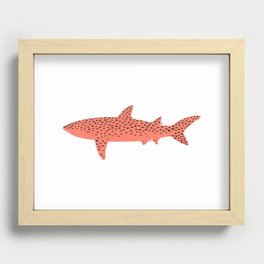Watermelon Shark Recessed Framed Print