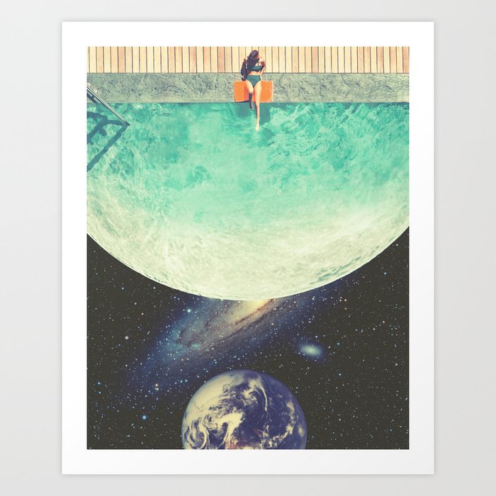 Infinity Pool Art Print