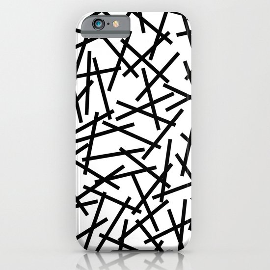 Kerpluk Black on White iPhone & iPod Case