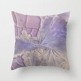 Crystalline Glaze Macro 03 Throw Pillow