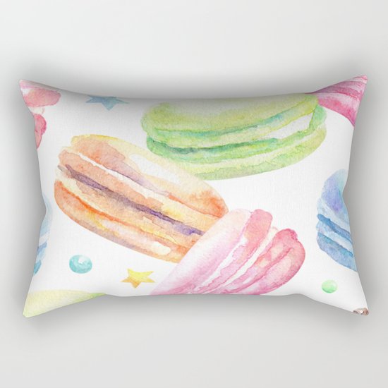 Macaroon Pattern Rectangular Pillow