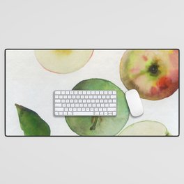 watercolor apples N.o 6 Desk Mat