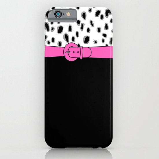 Spots Blouse Pink Belt iPhone & iPod Case