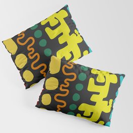 Abstract vintage colorful pattern collection 2 Pillow Sham