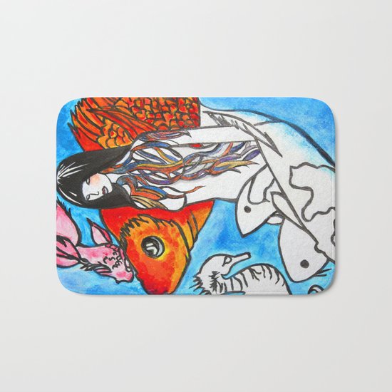The Sea King's Daughter Bath Mat