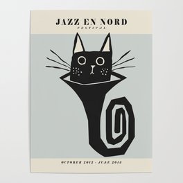 Vintage poster-Jazz festival-Jazz en nord -2013. Poster
