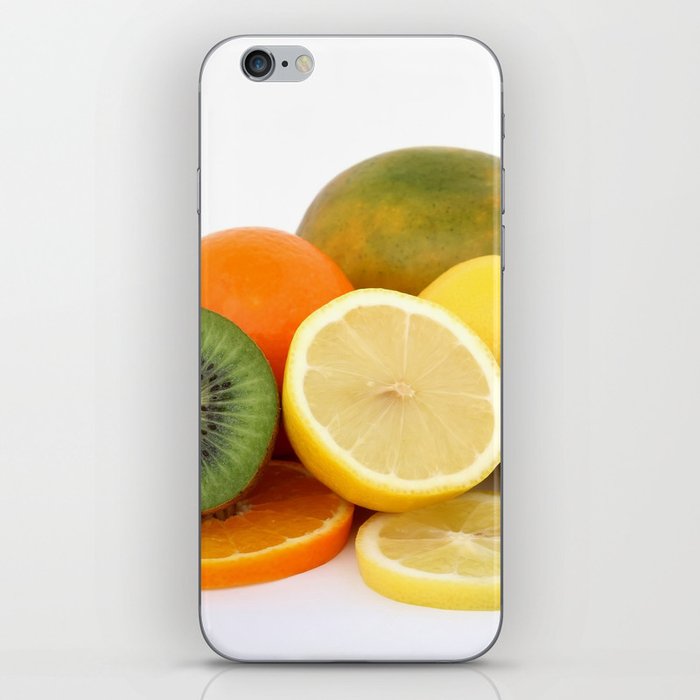 Orange, Lime, Lemon, Kiwi,Mango Fruits iPhone Skin