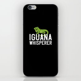 Green Iguana Lizard Cage Hunting Reptile iPhone Skin