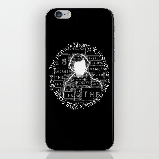 Sherlock BBC: Type iPhone & iPod Skin
