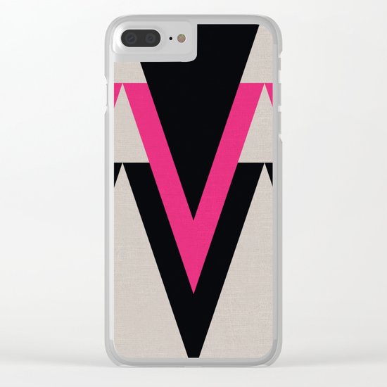 ABSTRACT 4 Clear iPhone Case
