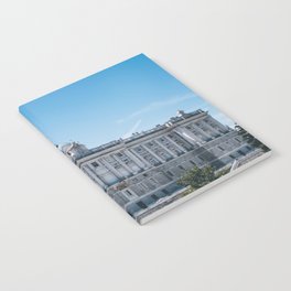 Spain Photography - Royal Palace Of Madrid Under The Blue Sky  Notebook