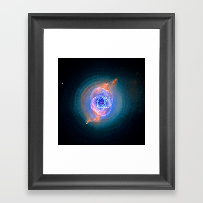 Cat's Eye Nebula Framed Art Print