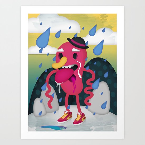 Drip Drop Art Print