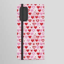 Kitschy Valentine Hearts Love Letters Android Wallet Case