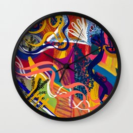 Collage Trip Wall Clock