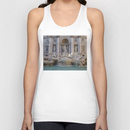 Trevi Fountain, Italy  Unisex Tank Top