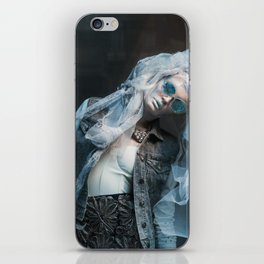 The Blue Lady iPhone Skin