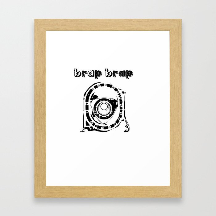 BRAP BRAP Framed Art Print