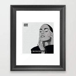 Snoh Aalegra (COVER) Framed Art Print
