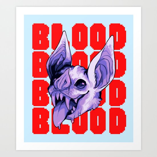 BLOODBLOODBLOOD Art Print