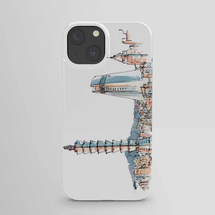 The 101 tower in the beautiful Taipei skyline iPhone Case