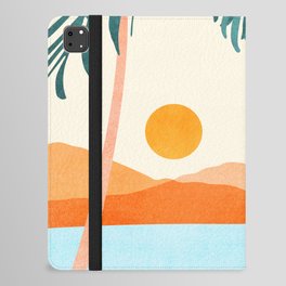 Palm Island / Minimalist Landscape iPad Folio Case