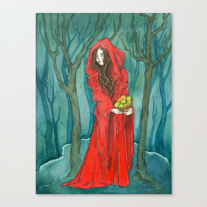 The Red Witch Canvas Print