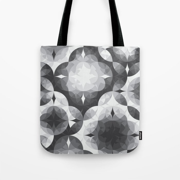 Achromatic Diamonds Tote Bag