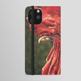 Awe red never fades iPhone Wallet Case