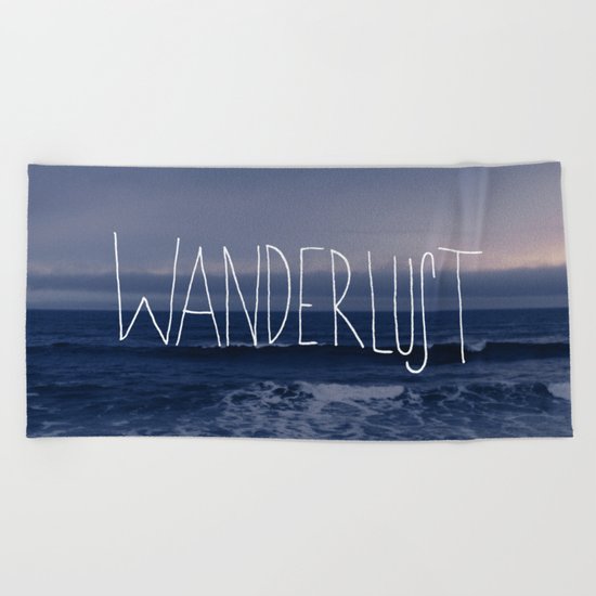 Wanderlust Ocean Beach Towel