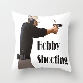 Hobby Shooting Throw Pillow