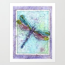 "Dragonflies Are Magical" Art Print